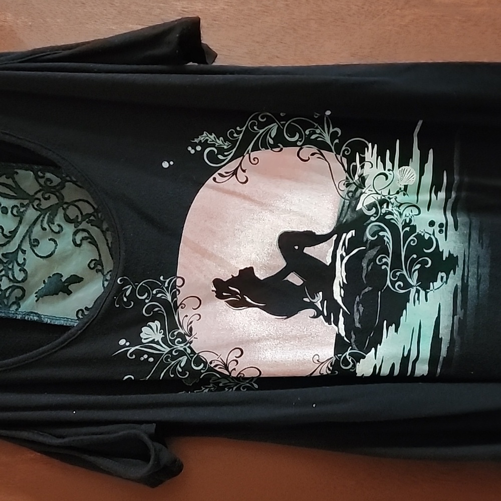Little mermaid off the shoulder t shirt